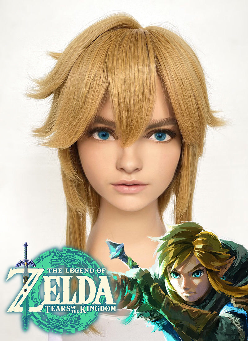 The Legend of Zelda Tears of the Kingdom Link Blonde Cosplay Wig TB1658