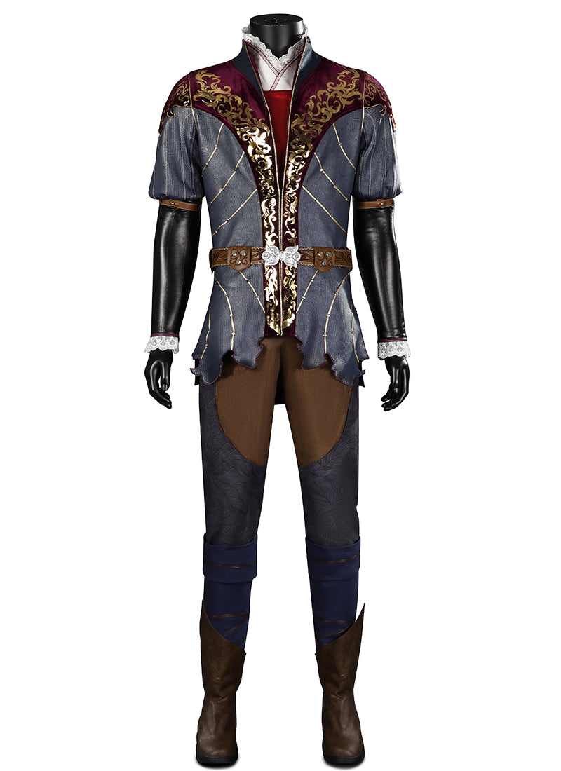 Baldur's Gate 3 Astarion Anime Cosplay Costume Outfit Full Set CS792