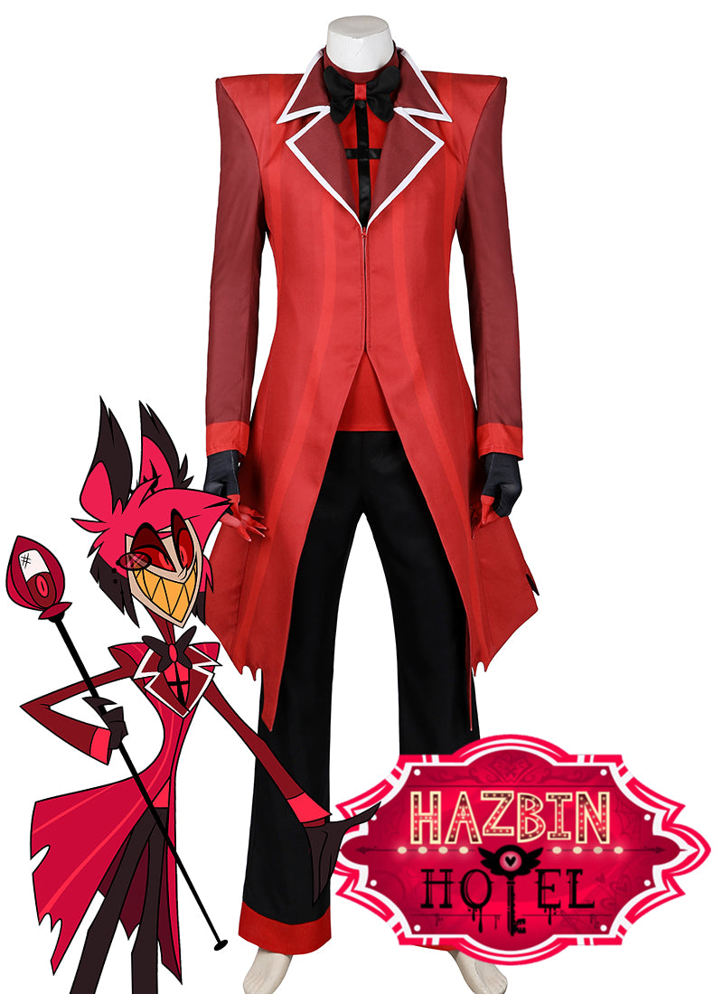 Hazbin Hotel The Radio Demon Alastor Cosplay Costume Outfit Full Set CS796