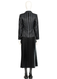 Wednesday Addams Nevermore Academy School Uniform Cosplay Costume Outfit Full Set CS798