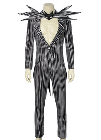 The Nightmare Before Christmas Jack Skellington Cosplay Costume Outfit Full Set CS801