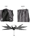 The Nightmare Before Christmas Jack Skellington Cosplay Costume Outfit Full Set CS801