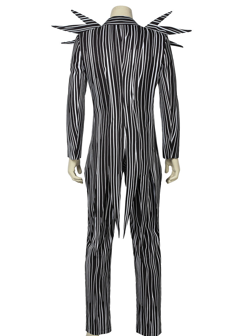 The Nightmare Before Christmas Jack Skellington Cosplay Costume Outfit Full Set CS801