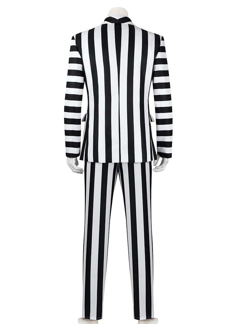 Beetlejuice 2 Beetlejuice Cosplay Costume Outfit Full Set CS802