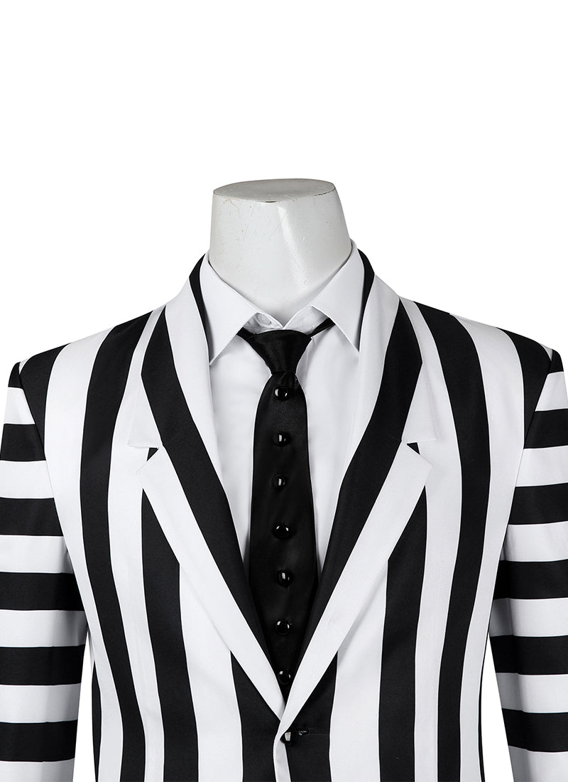 Beetlejuice 2 Beetlejuice Cosplay Costume Outfit Full Set CS802