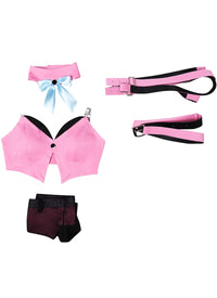 Final Fantasy Aerith Gainsborough Anime Cosplay Costume Pink Bikini Skirt Swimwear Outfits CS804