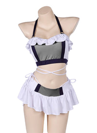 Final Fantasy Tifa Lockhart Anime Cosplay Costume Bikini Skirt Swimwear Outfits CS806