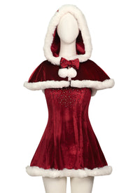 Love Actually Cosplay Costume Vintage Christmas Dress CS818