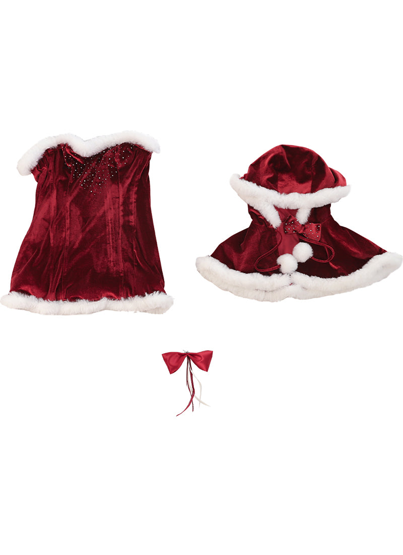 Love Actually Cosplay Costume Vintage Christmas Dress CS818