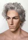 Baldur's Gate 3 Astarion Grey Lace Front Synthetic Men's Wig LF6033