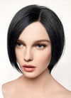 Resident Evil Ada Wong Straight Bob Jet Black Lace Front Synthetic Wig LF6038