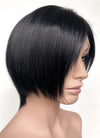 Resident Evil Ada Wong Straight Bob Jet Black Lace Front Synthetic Wig LF6038