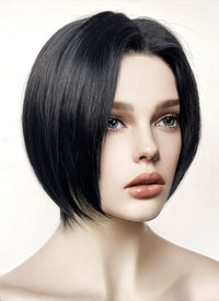 Nana Straight Bob Jet Black Lace Front Synthetic Wig LF6040