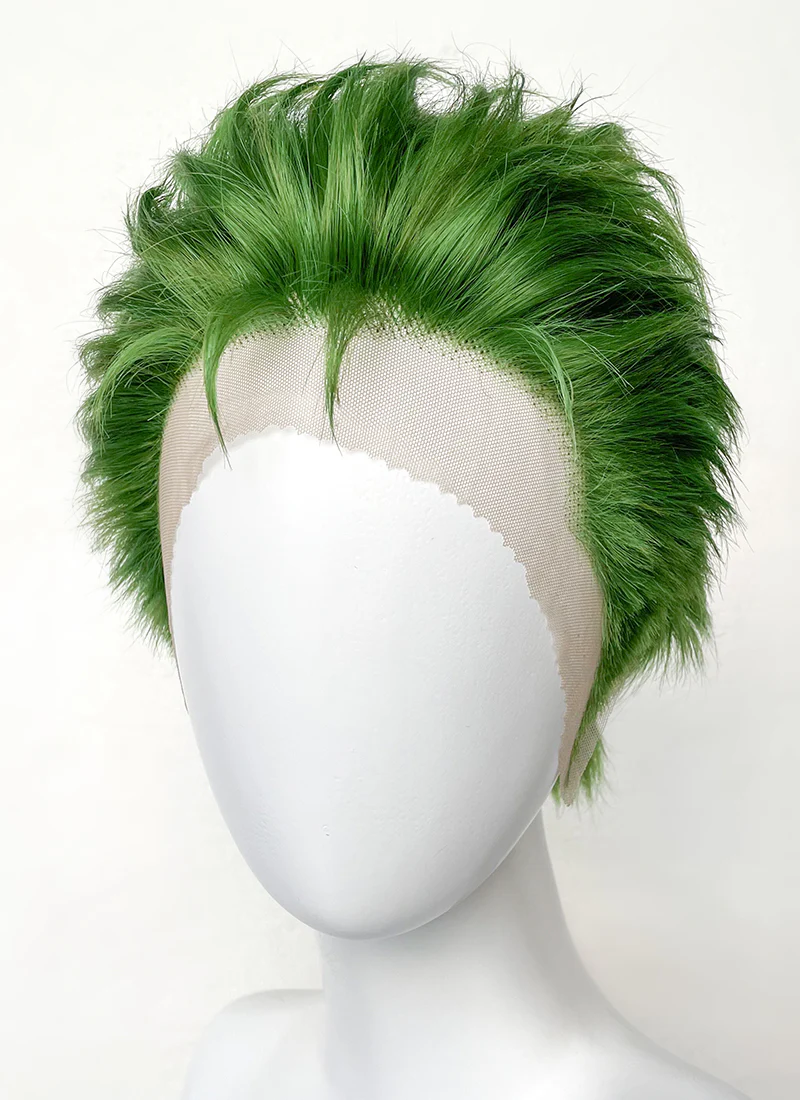 One Piece Roronoa Zoro Green Lace Front Synthetic Men's Wig LF6044