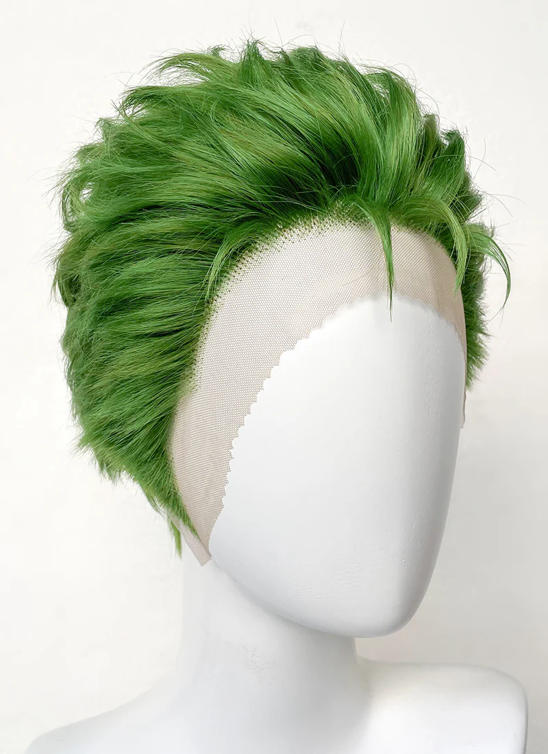 One Piece Roronoa Zoro Green Lace Front Synthetic Men's Wig LF6044