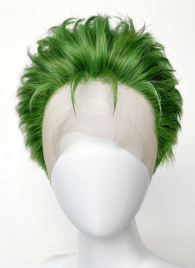 One Piece Roronoa Zoro Green Lace Front Synthetic Men's Wig LF6044