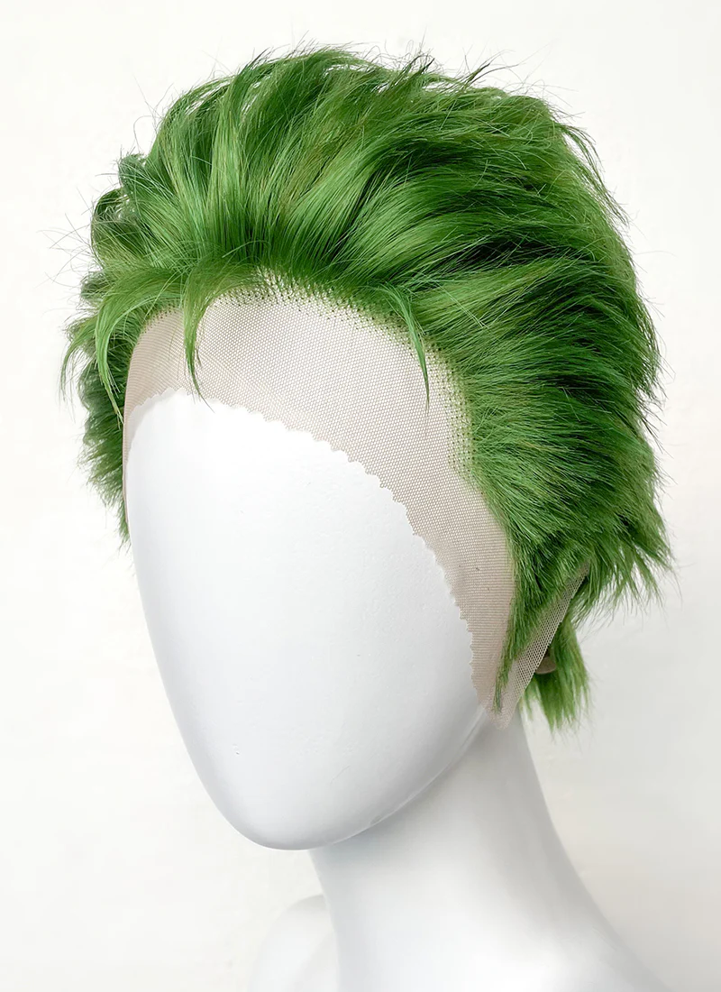 One Piece Roronoa Zoro Green Lace Front Synthetic Men's Wig LF6044