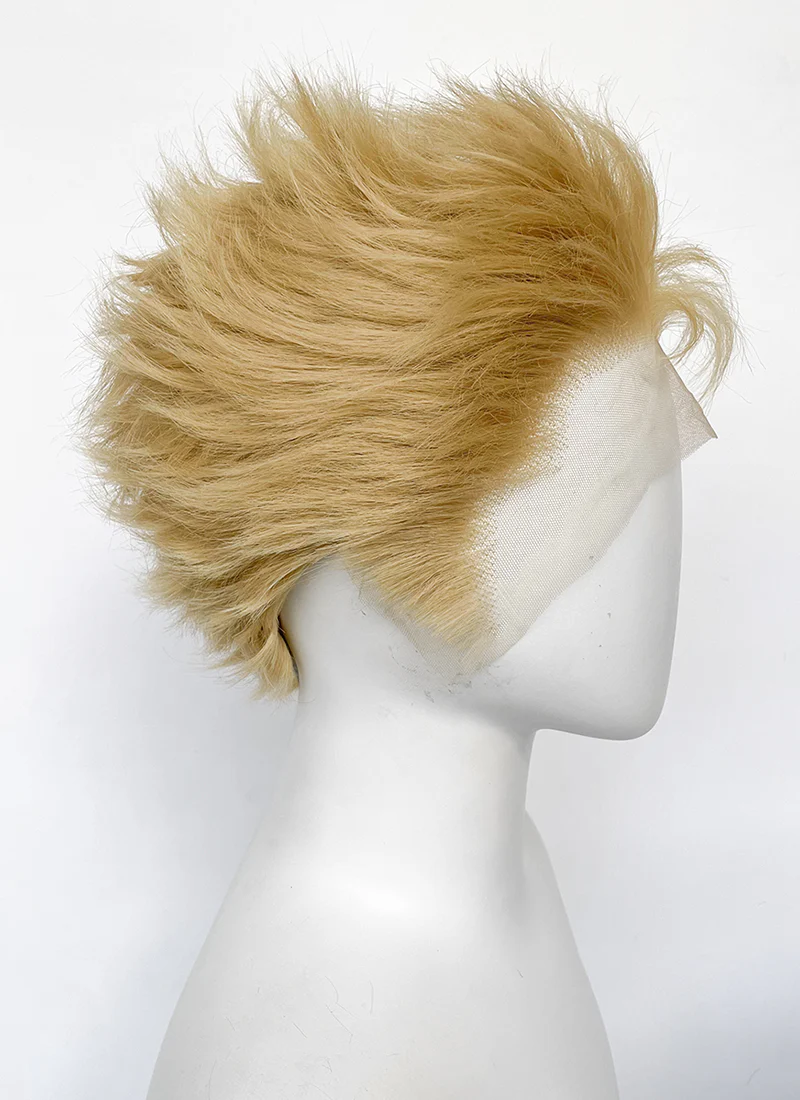 Nana Nobuo Terashima Wavy Blonde Lace Front Synthetic Men's Wig LF6076