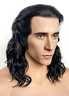 Marvel Loki Wavy Black Lace Front Synthetic Men's Wig LFK5554