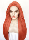 Invincible Atom Eve Straight Yaki Ginger Lace Front Synthetic Wig LN6028A