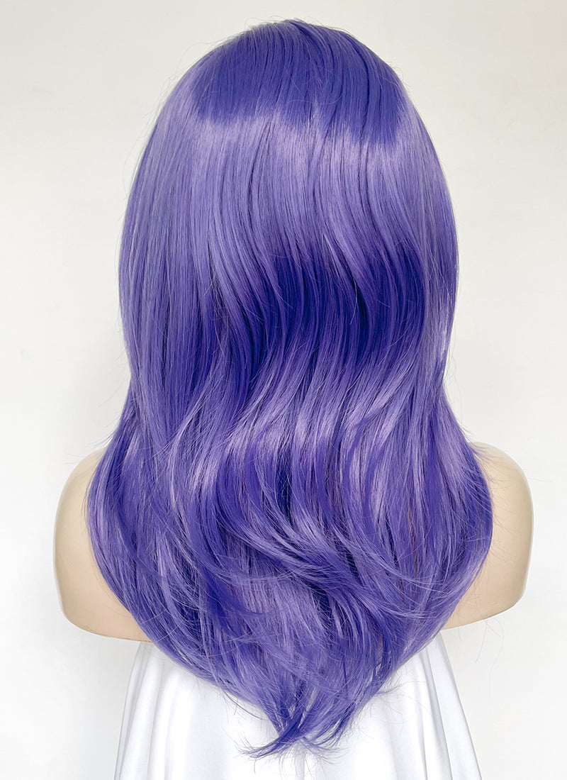 Long Straight Purple Lace Front Synthetic Hair Wig LN6036