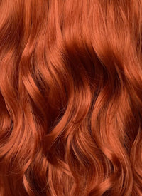 Marvel X-MEN 97 Jean Grey Ginger Wavy Lace Front Synthetic Hair Wig LW4037