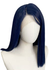 League of Legends LOL Arcane Caitlyn Kiramman Dark Blue Straight Lace Front Synthetic Wig LW4046