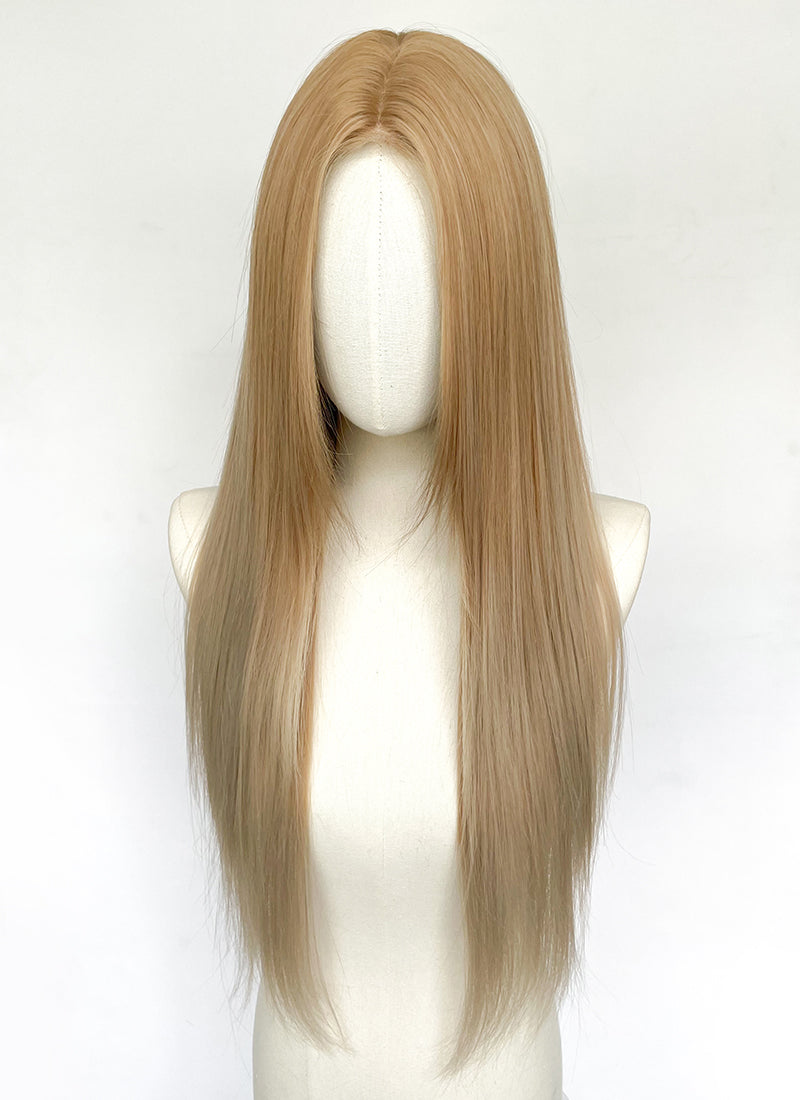 Long Straight Mixed Blonde Synthetic Wig NL080