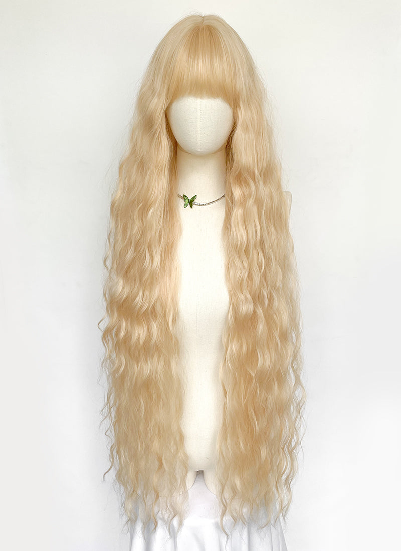 Long Wavy Blonde Cosplay Wig NS553