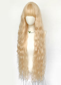 Long Wavy Blonde Cosplay Wig NS553