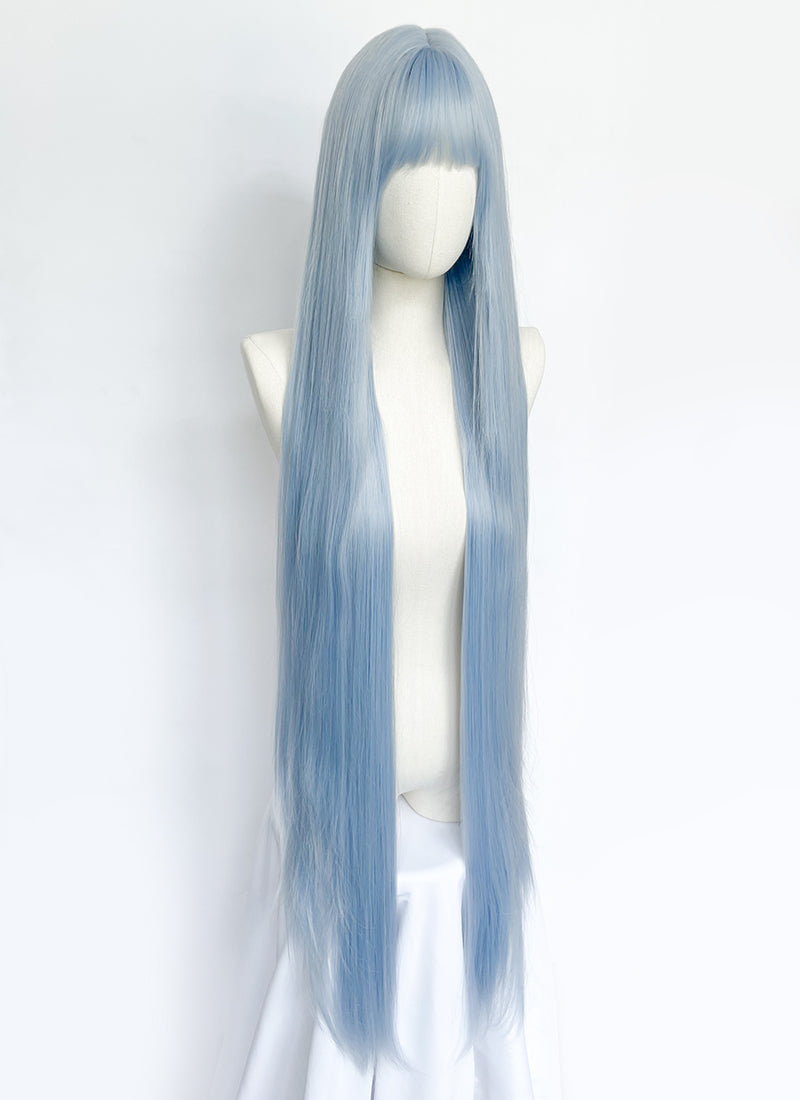 Long Straight Pastel Blue Cosplay Wig NS558