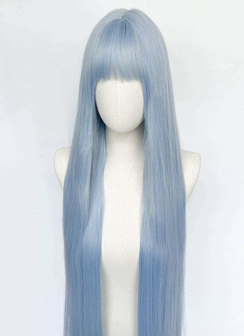 Long Straight Pastel Blue Cosplay Wig NS558