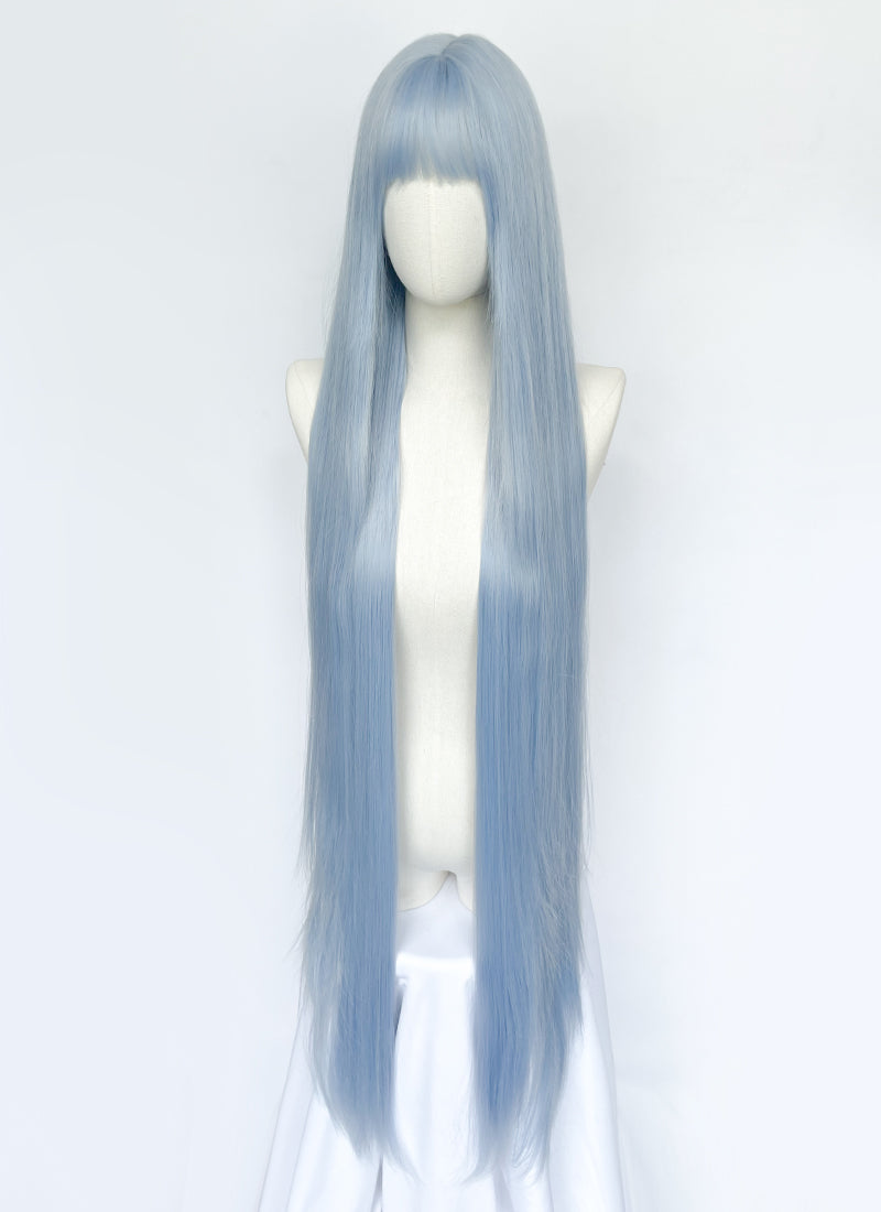 Long Straight Pastel Blue Cosplay Wig NS558