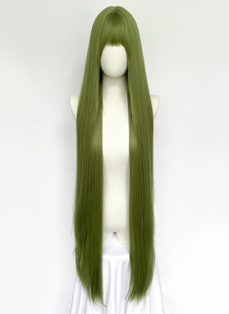 Long Straight Green Cosplay Wig NS559