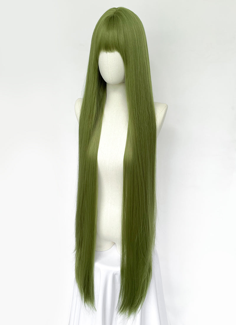 Long Straight Green Cosplay Wig NS559