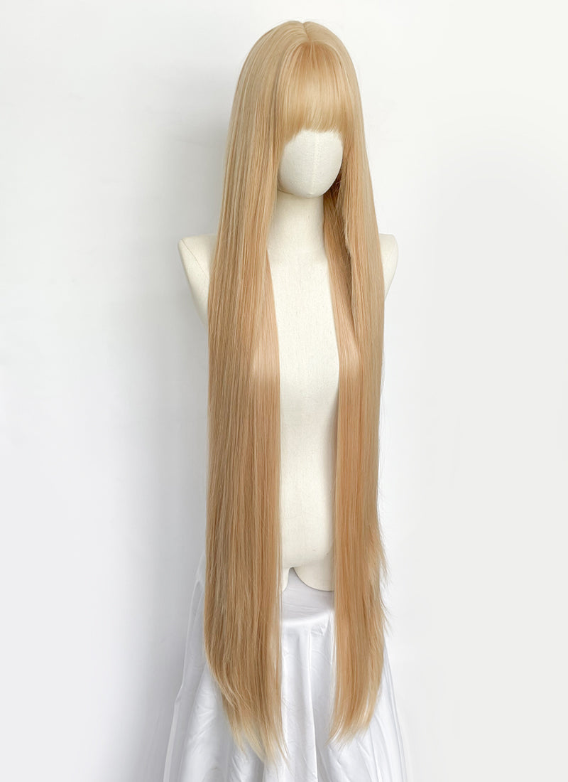 Long Straight Blonde Cosplay Wig NS560