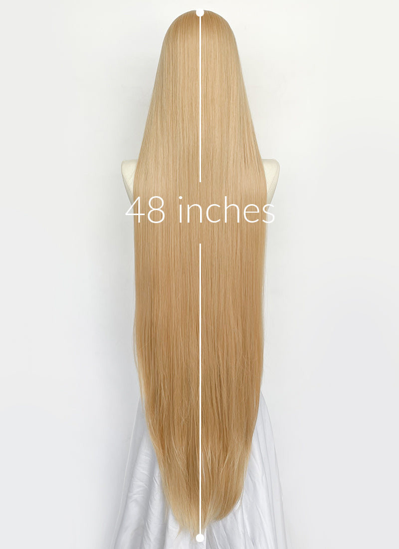 Long Straight Blonde Cosplay Wig NS560