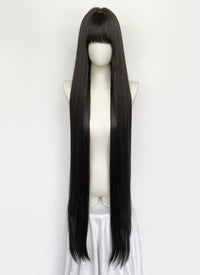 Long Straight Black Cosplay Wig NS561