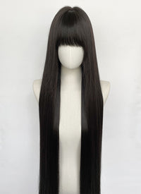 Long Straight Black Cosplay Wig NS561