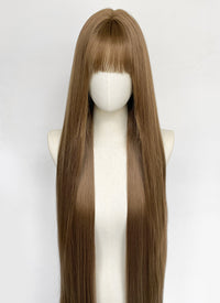 Long Straight Flaxen Brown Cosplay Wig NS562