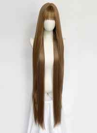 Long Straight Flaxen Brown Cosplay Wig NS562