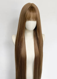 Long Straight Flaxen Brown Cosplay Wig NS562