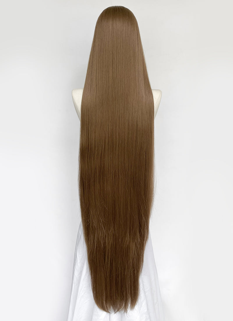 Long Straight Flaxen Brown Cosplay Wig NS562