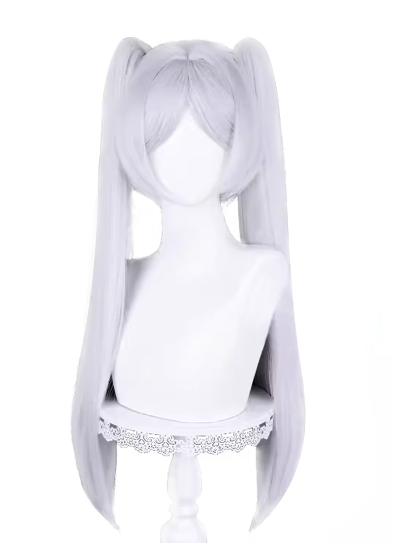 Frieren: Beyond Journey's End Frieren Long Silver White Cosplay Wig TB1693