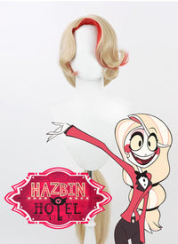 Hazbin Hotel Charlie Morningstar Long Blonde Cosplay Wig TB1698