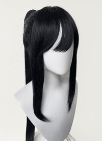 Kaiju No. 8 Mina Ashiro Long Black Cosplay Wig TB1701