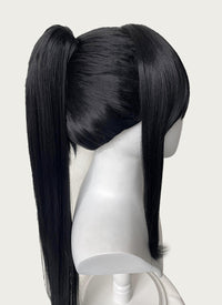 Kaiju No. 8 Mina Ashiro Long Black Cosplay Wig TB1701