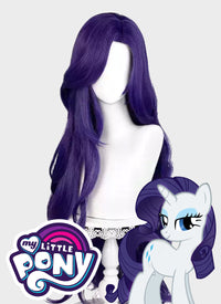 My Little Pony Rarity Long Wavy Purple Cosplay Wig TB1704