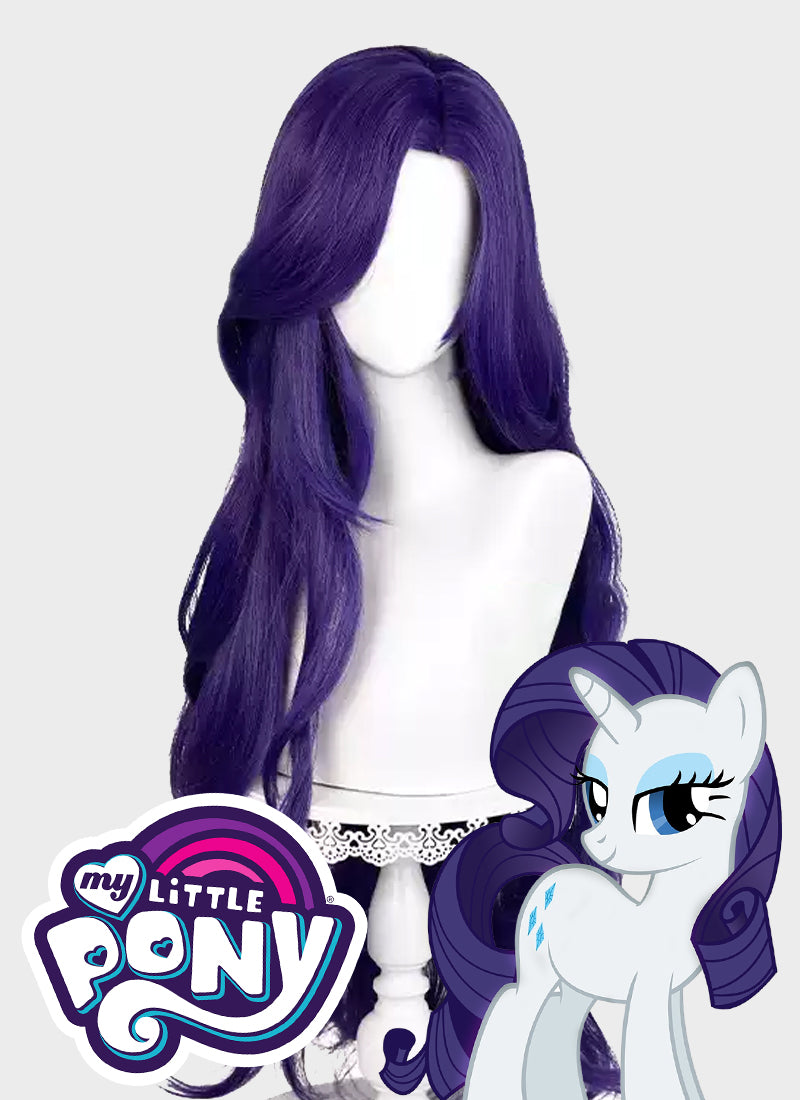 My Little Pony Rarity Long Wavy Purple Cosplay Wig TB1704