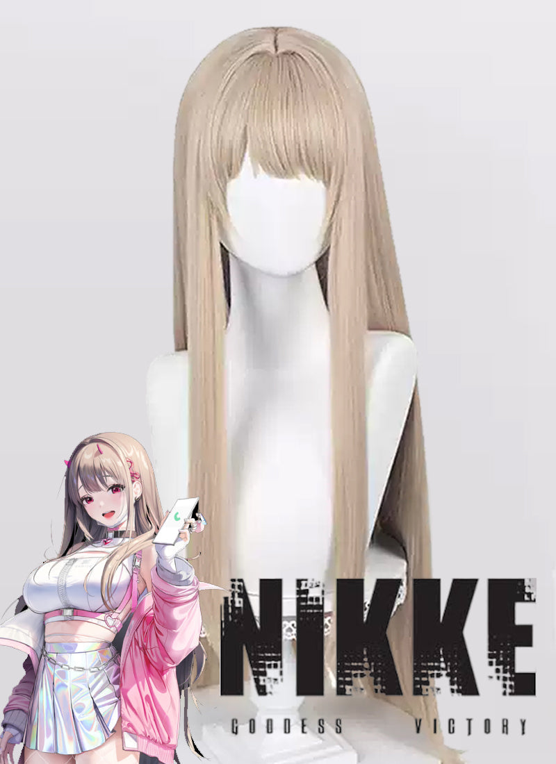 Goddess of Victory: Nikke Viper Long Straight Blonde Cosplay Wig TB1705